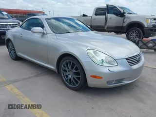 2002 Lexus SC 430 z VIN JTHFN48Y420001389, wystawiony jako IAAI lot #42438710 z przebiegiem 110 092 mil mil oraz . Historia ofert i sprzedaży dostępna na DreamBid. Obrazek 1.