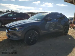 2022 Mazda CX-30 2.5 S Carbon Edition with VIN 3MVDMBCL0NM455876, listed as a Copart auction lot 48141545 with 11,873 mi miles and Salvage Title. Bid and sale history available at carsss.com. Image 1.