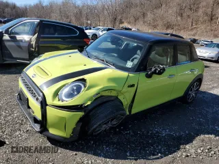 2023 MINI Hardtop 4 Door Cooper S with VIN WMW53DK07P2T11728, listed as a Copart auction lot 49660355 with 42,713 mi miles and Salvage title. Bid and sale history available at DreamBid. Image 1.