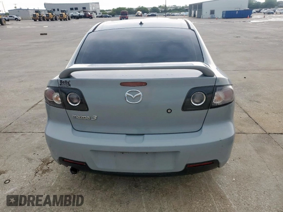 2008 Mazda 3 i Touring with VIN JM1BK32F981867456, listed as a Copart auction lot 54447665 with 137,246 mi miles and Salvage Title. Bid and sale history available at DreamBid. Image 6.