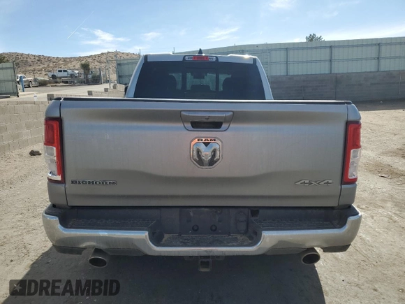2022 Ram 1500 Big Horn with VIN 1C6SRFBT4NN237083, listed as a Copart auction lot 49165675 with 98,109 mi miles and Salvage title. Bid and sale history available at DreamBid. Image 6.