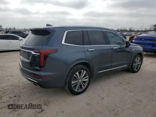2021 Cadillac XT6 Premium Luxury with VIN 1GYKPCRS4MZ147444, listed as a Copart auction lot 44636035 with 38,160 mi miles and Salvage Title. Bid and sale history available at DreamBid. Image 3.
