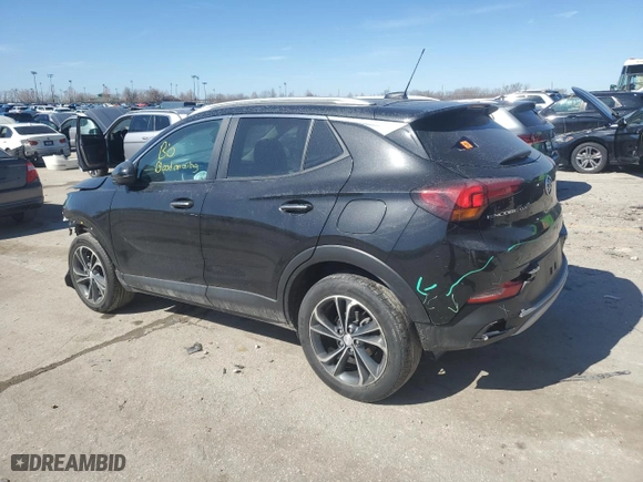 2023 Buick Encore GX Select with VIN KL4MMDS20PB142675, listed as a Copart auction lot 46114435 with 0 mi miles and Salvage Title. Bid and sale history available at carsss.com. Image 2.