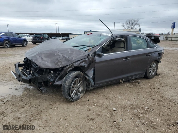 2017 Hyundai Sonata 2.4L with VIN 5NPE24AF5HH474177, listed as a Copart auction lot 44750365 with 0 mi miles and Salvage Title. Bid and sale history available at carsss.com. Image 1.