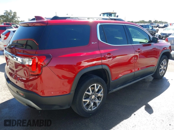 2020 GMC Acadia SLT with VIN 1GKKNMLS7LZ209156, listed as a IAAI auction lot 41769122 with 39,131 mi miles and . Bid and sale history available at DreamBid. Image 4.