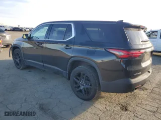 2022 Chevrolet Traverse LS with VIN 1GNERFKW7NJ128860, listed as a Copart auction lot 46322455 with 45,849 mi miles and Salvage Title. Bid and sale history available at carsss.com. Image 2.