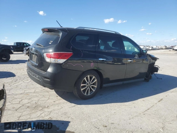 2015 Nissan Pathfinder S with VIN 5N1AR2MN0FC716153, listed as a Copart auction lot 46892385 with 112,442 mi miles and Salvage title. Bid and sale history available at DreamBid. Image 3.