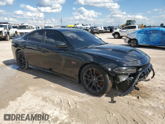 2020 Dodge Charger Scat Pack z VIN 2C3CDXGJ5LH162249, wystawiony jako Copart lot #56700245 z przebiegiem 39 584 mil mil oraz Czysty tytuł • Clean title. Historia ofert i sprzedaży dostępna na DreamBid. Obrazek 4.