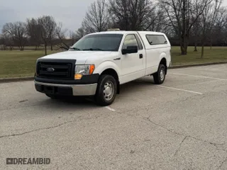 2014 Ford F-150 XL with VIN 1FTMF1CM3EKE33425, listed as a Copart auction lot 51073735 with 147,169 mi miles and Clean Title. Bid and sale history available at carsss.com. Image 2.