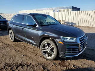 2019 Audi SQ5 Premium Plus with VIN WA1B4AFY5K2001775, listed as a Copart auction lot 80466204 with 120,337 mi miles and Salvage Title. Bid and sale history available at DreamBid. Image 4.