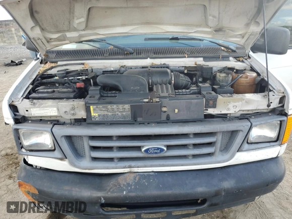 2007 Ford Econoline Cargo Commercial with VIN 1FTNE14W67DA71363, listed as a Copart auction lot 44397965 with 249,757 mi miles and Salvage Title. Bid and sale history available at DreamBid. Image 12.