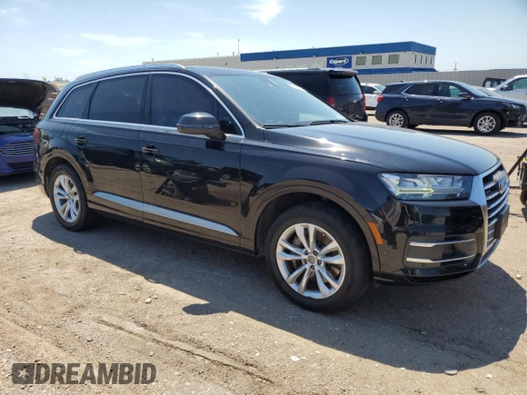 2018 Audi Q7 Premium Plus with VIN WA1LAAF7XJD016585, listed as a Copart auction lot 62598545 with 84,557 mi miles and Salvage title. Bid and sale history available at DreamBid. Image 4.