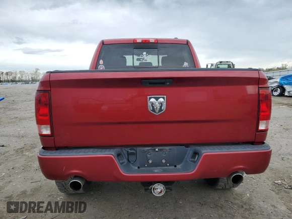 2012 Ram 1500 Sport with VIN 1C6RD7MT9CS248031, listed as a Copart auction lot 51807545 with 106,015 mi miles and Salvage Title. Bid and sale history available at carsss.com. Image 6.