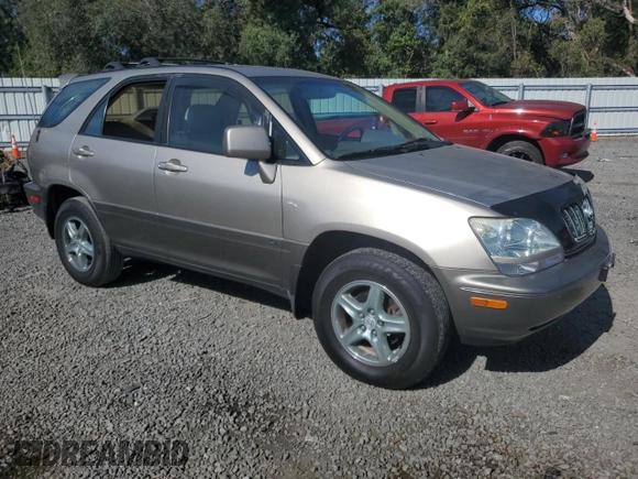 2001 Lexus RX 300 with VIN JTJHF10U610179105, listed as a Copart auction lot 83730454 with 70,866 mi miles and Salvage Title. Bid and sale history available at DreamBid. Image 4.