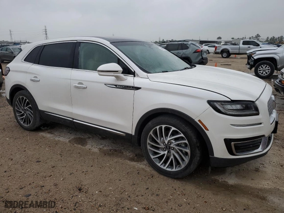 2019 Lincoln Nautilus Reserve with VIN 2LMPJ6L96KBL12639, listed as a Copart auction lot 50910805 with NaN miles and Salvage Title. Bid and sale history available at carsss.com. Image 4.