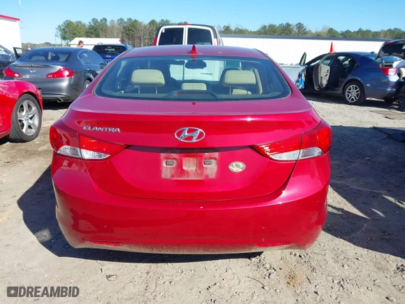 2012 Hyundai Elantra GLS with VIN KMHDH4AE8CU417385, listed as a IAAI auction lot 41866598 with 131,355 mi miles. Bid and sale history available at carsss.com. Image 16.