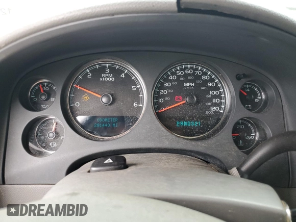 2008 Chevrolet Suburban LTZ with VIN 3GNFK16398G150750, listed as a Copart auction lot 70668964 with 281,440 mi miles and Salvage Title. Bid and sale history available at carsss.com. Image 9.