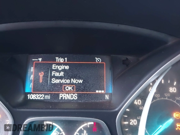 2018 Ford Escape S with VIN 1FMCU0F73JUA54856, listed as a IAAI auction lot 41542759 with 108,322 mi miles. Bid and sale history available at carsss.com. Image 7.