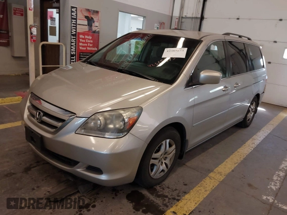 2006 Honda Odyssey EX с VIN 5FNRL38486B428173, выставлен на аукционе IAAI как лот 42385673 с пробегом 196 938 миль миль и . История ставок и продаж доступна на DreamBid. Изображение 2.