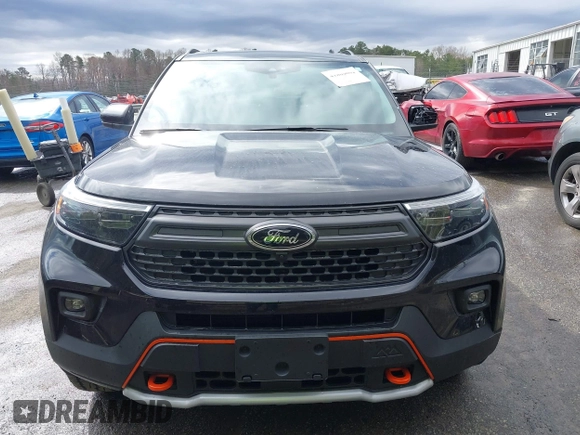 2023 Ford Explorer Timberline with VIN 1FMSK8JH4PGC24018, listed as a IAAI auction lot 41808062 with 14,563 mi miles. Bid and sale history available at carsss.com. Image 12.