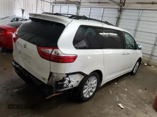2015 Toyota Sienna Ltd with VIN 5TDDK3DC5FS124675, listed as a Copart auction lot 48346315 with 111,881 mi miles and Salvage Title. Bid and sale history available at carsss.com. Image 3.