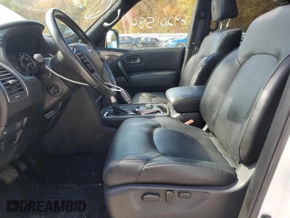 2021 Nissan Armada SL with VIN JN8AY2BB1M9791538, listed as a Copart auction lot 69201584 with 53,565 mi miles and Salvage Title. Bid and sale history available at carsss.com. Image 7.