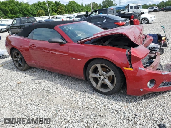 2013 Chevrolet Camaro LT with VIN 2G1FC3D37D9242621, listed as a Copart auction lot 58828725 with 139,648 mi miles and Salvage title. Bid and sale history available at DreamBid. Image 4.