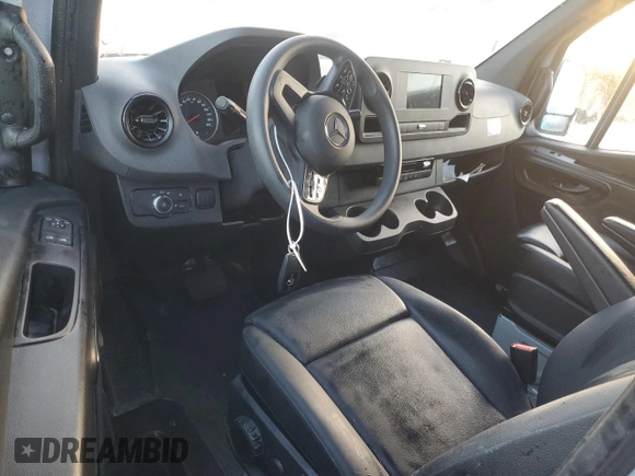 2023 Mercedes-Benz Sprinter Cargo with VIN W1Y70BGY2PT158365, listed as a Copart auction lot 76782644 with Not Provided miles and Non Repairable. Bid and sale history available at DreamBid. Image 8.