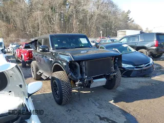 2024 Ford Bronco Outer Banks with VIN 1FMEE8BP8RLA14400, listed as a IAAI auction lot 41411006 with 15,108 mi miles. Bid and sale history available at carsss.com. Image 1.