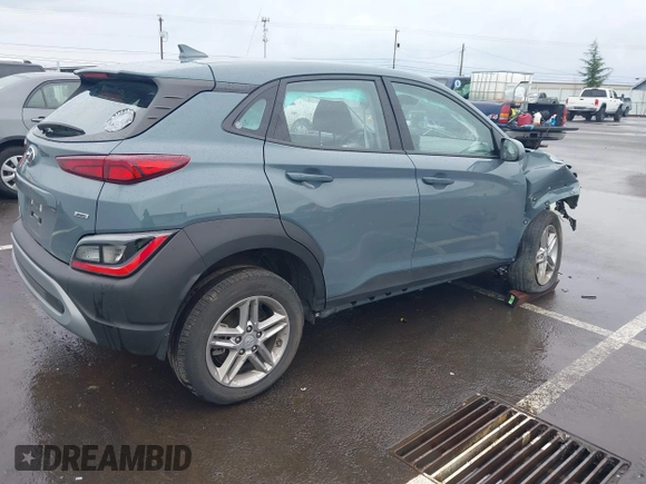 2022 Hyundai Kona SE with VIN KM8K2CAB3NU839432, listed as a IAAI auction lot 41772947 with 32,353 mi miles. Bid and sale history available at carsss.com. Image 4.