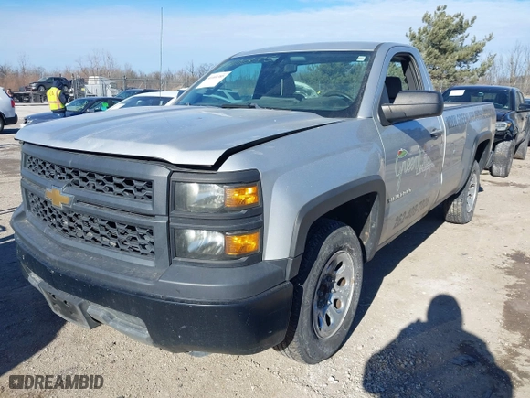 2014 Chevrolet Silverado 1500 Work Truck with VIN 1GCNCPEH3EZ183532, listed as a IAAI auction lot 41401385 with 198,965 mi miles. Bid and sale history available at carsss.com. Image 2.