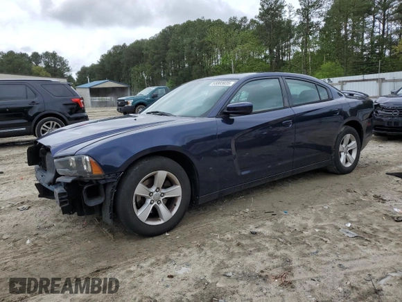 2014 Dodge Charger SXT z VIN 2C3CDXHG2EH184196, wystawiony jako Copart lot #55803035 z przebiegiem 140 707 mil mil oraz Szkoda całkowita • Salvage title. Historia ofert i sprzedaży dostępna na DreamBid. Obrazek 1.