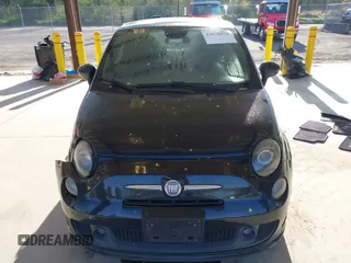2015 FIAT 500 Turbo with VIN 3C3CFFHH2FT509287, listed as a IAAI auction lot 42030972 with 112,029 mi miles. Bid and sale history available at carsss.com. Image 12.