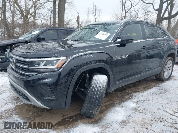 2022 Volkswagen Atlas SE with VIN 1V2LC2CA6NC211244, listed as a IAAI auction lot 41610487 with 49,494 mi miles and . Bid and sale history available at DreamBid. Image 6.