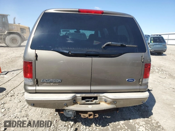 2004 Ford Excursion Eddie Bauer with VIN 1FMSU45P44EB40602, listed as a Copart auction lot 51536395 with 188,417 mi miles and Clean Title. Bid and sale history available at DreamBid. Image 6.