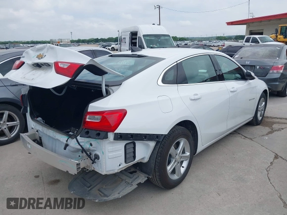 2024 Chevrolet Malibu LS with VIN 1G1ZC5STXRF122502, listed as a IAAI auction lot 42122496 with 43,239 mi miles and . Bid and sale history available at DreamBid. Image 4.