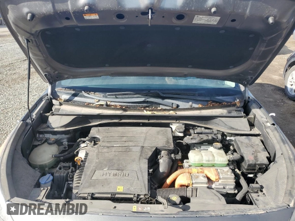 2018 Kia Niro LX with VIN KNDCB3LCXJ5157540, listed as a Copart auction lot 48417735 with 75,093 mi miles and Salvage Title. Bid and sale history available at carsss.com. Image 12.