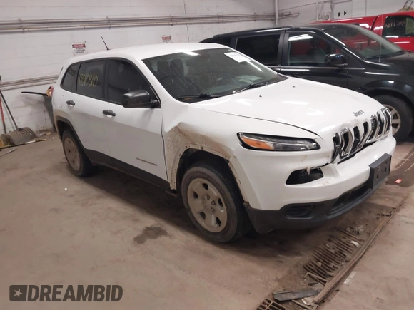2017 Jeep Cherokee Sport z VIN 1C4PJMAB0HW651253, wystawiony jako IAAI lot #42010310 z przebiegiem 137 894 mil mil oraz . Historia ofert i sprzedaży dostępna na DreamBid. Obrazek 1.