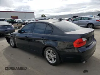 2008 BMW 3 Series 328i with VIN WBAVC53508F009577, listed as a Copart auction lot 46663635 with 138,355 mi miles and Salvage Title. Bid and sale history available at carsss.com. Image 2.