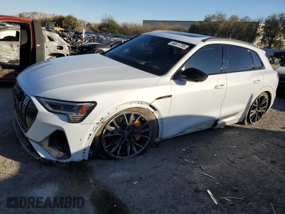 2022 Audi e-tron Chronos with VIN WA1VABGE9NB040096, listed as a Copart auction lot 44611785 with 49,609 mi miles and Salvage title. Bid and sale history available at DreamBid. Image 1.