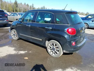 2014 FIAT 500L Lounge with VIN ZFBCFACH5EZ006918, listed as a IAAI auction lot 41773284 with 94,600 mi miles and . Bid and sale history available at DreamBid. Image 3.