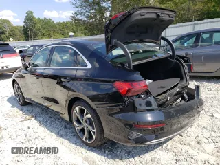 2022 Audi A3 Premium z VIN WAUAUDGY7NA098843, wystawiony jako Copart lot #66575893 z przebiegiem 5 701 mil mil oraz . Historia ofert i sprzedaży dostępna na DreamBid. Obrazek 2.
