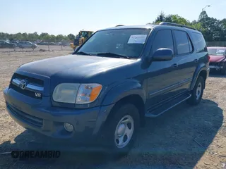 2006 Toyota Sequoia SR5 with VIN 5TDBT44A06S270314, listed as a IAAI auction lot 42225699 with 214,160 mi miles and . Bid and sale history available at DreamBid. Image 2.