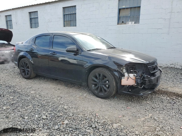 2013 Dodge Avenger SXT with VIN 1C3CDZCG2DN742430, listed as a Copart auction lot 45943255 with 138,760 mi miles and Salvage Title. Bid and sale history available at carsss.com. Image 4.