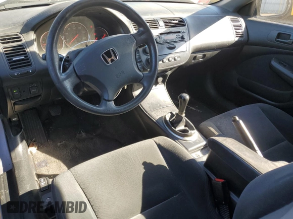2003 Honda Civic LX with VIN 1HGEM21563L065861, listed as a Copart auction lot 41876845 with 233,101 mi miles and Salvage Title. Bid and sale history available at DreamBid. Image 8.