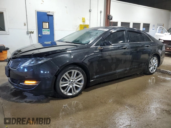 2014 Lincoln MKZ with VIN 3LN6L2GK6ER825015, listed as a Copart auction lot 53108575 with 0 mi miles and Salvage Title. Bid and sale history available at carsss.com. Image 1.