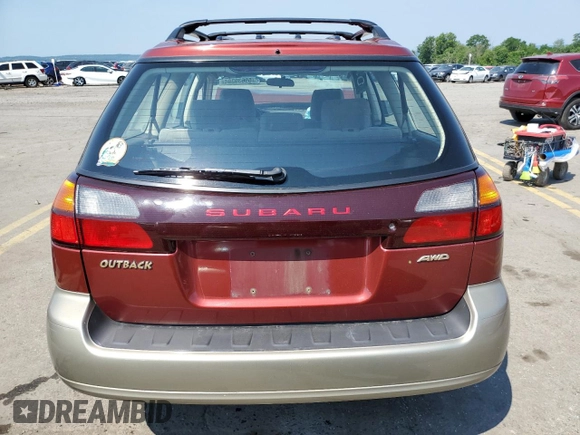 2002 Subaru Legacy Outback z VIN 4S3BH675127649841, wystawiony jako Copart lot #59639364 z przebiegiem 252 088 mil mil oraz Szkoda całkowita • Salvage title. Historia ofert i sprzedaży dostępna na DreamBid. Obrazek 6.