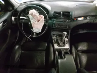 2001 BMW 3 Series 330i with VIN WBAAV53491JR80273, listed as a Copart auction lot 85076974 with 0 mi miles and Salvage Title. Bid and sale history available at carsss.com. Image 8.