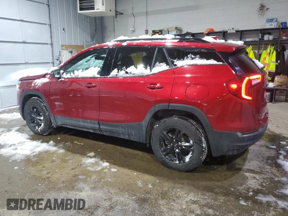 2024 GMC Terrain AT4 with VIN 3GKALYEG2RL275535, listed as a Copart auction lot 44795035 with 10,811 mi miles and Salvage Title. Bid and sale history available at carsss.com. Image 2.