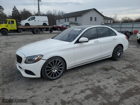 2015 Mercedes-Benz C-Class C 300 with VIN 55SWF4JB5FU081327, listed as a Copart auction lot 46838985 with 151,677 mi miles and Clean Title. Bid and sale history available at carsss.com. Image 1.